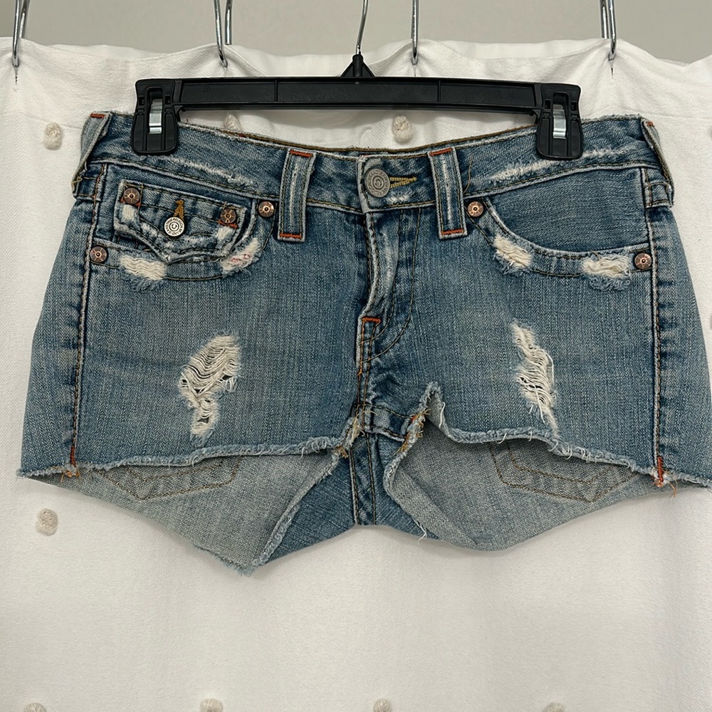 True Religion Jean Shorts